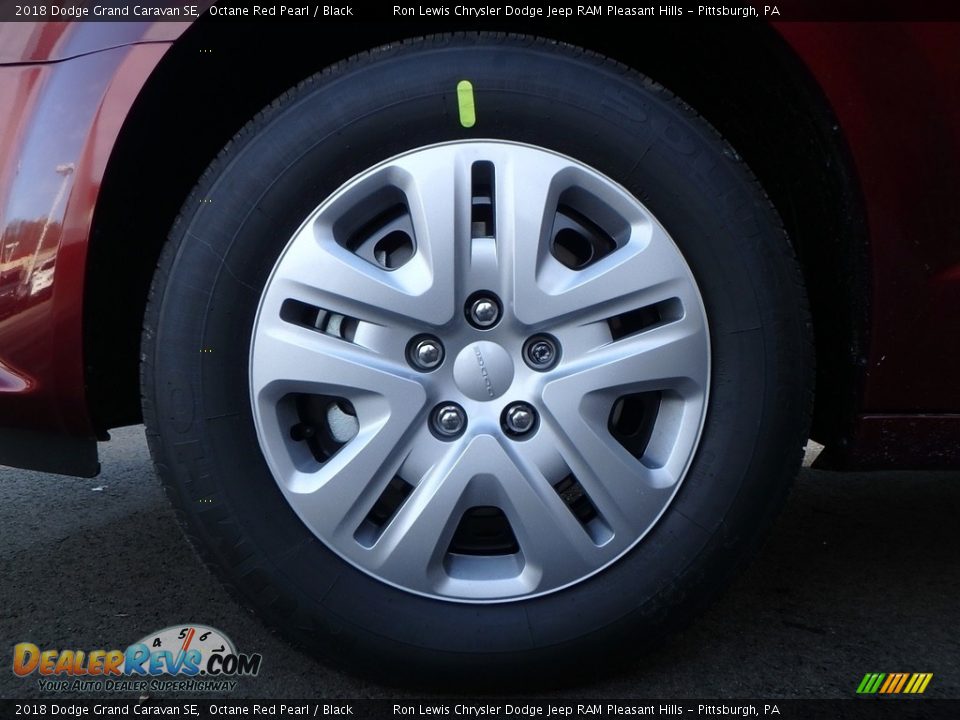 2018 Dodge Grand Caravan SE Octane Red Pearl / Black Photo #9