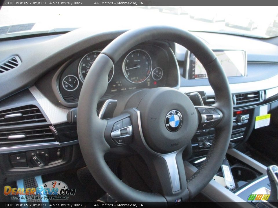 2018 BMW X5 xDrive35i Alpine White / Black Photo #13
