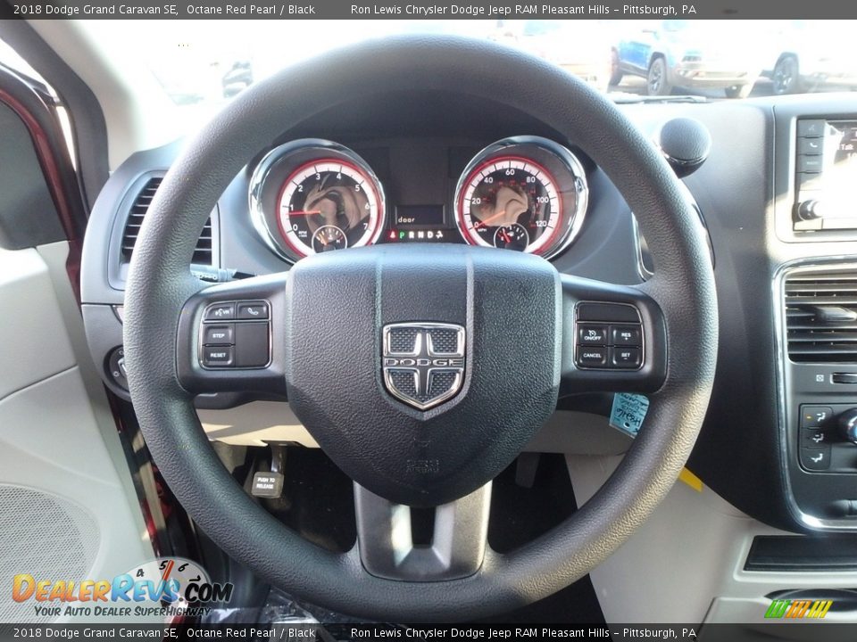 2018 Dodge Grand Caravan SE Octane Red Pearl / Black Photo #19