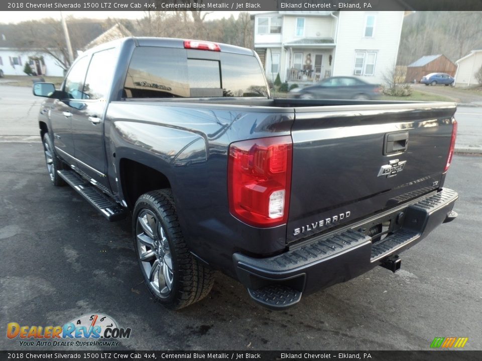 2018 Chevrolet Silverado 1500 LTZ Crew Cab 4x4 Centennial Blue Metallic / Jet Black Photo #13