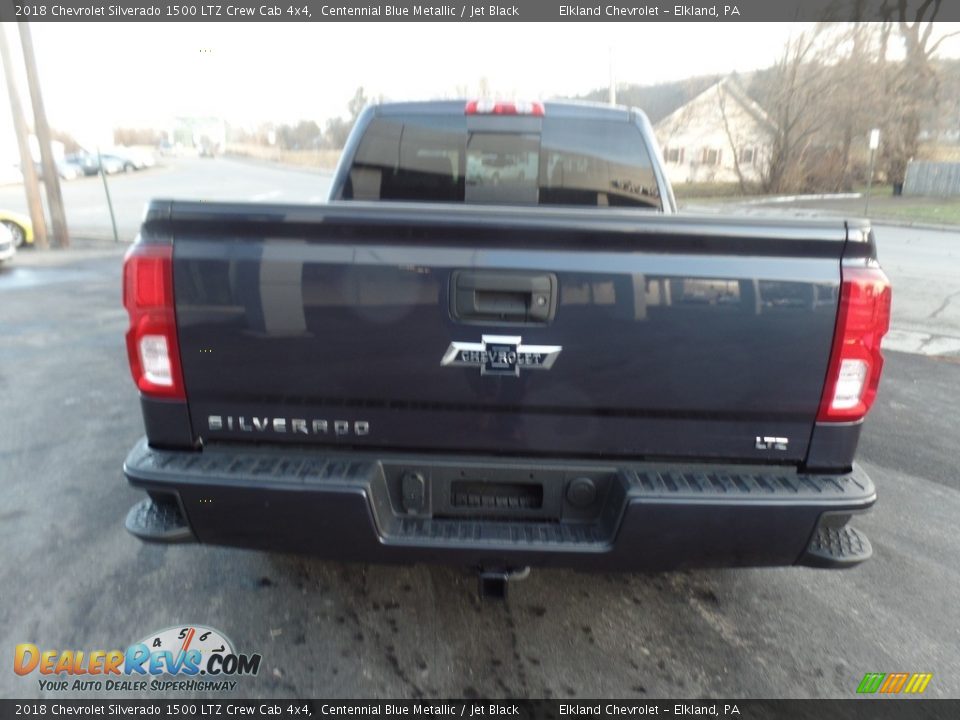 2018 Chevrolet Silverado 1500 LTZ Crew Cab 4x4 Centennial Blue Metallic / Jet Black Photo #15