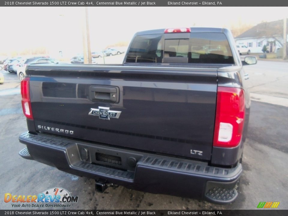 2018 Chevrolet Silverado 1500 LTZ Crew Cab 4x4 Centennial Blue Metallic / Jet Black Photo #16