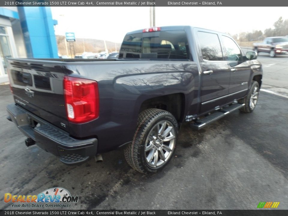 2018 Chevrolet Silverado 1500 LTZ Crew Cab 4x4 Centennial Blue Metallic / Jet Black Photo #18