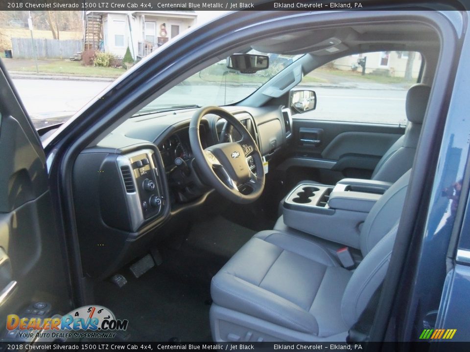 2018 Chevrolet Silverado 1500 LTZ Crew Cab 4x4 Centennial Blue Metallic / Jet Black Photo #26