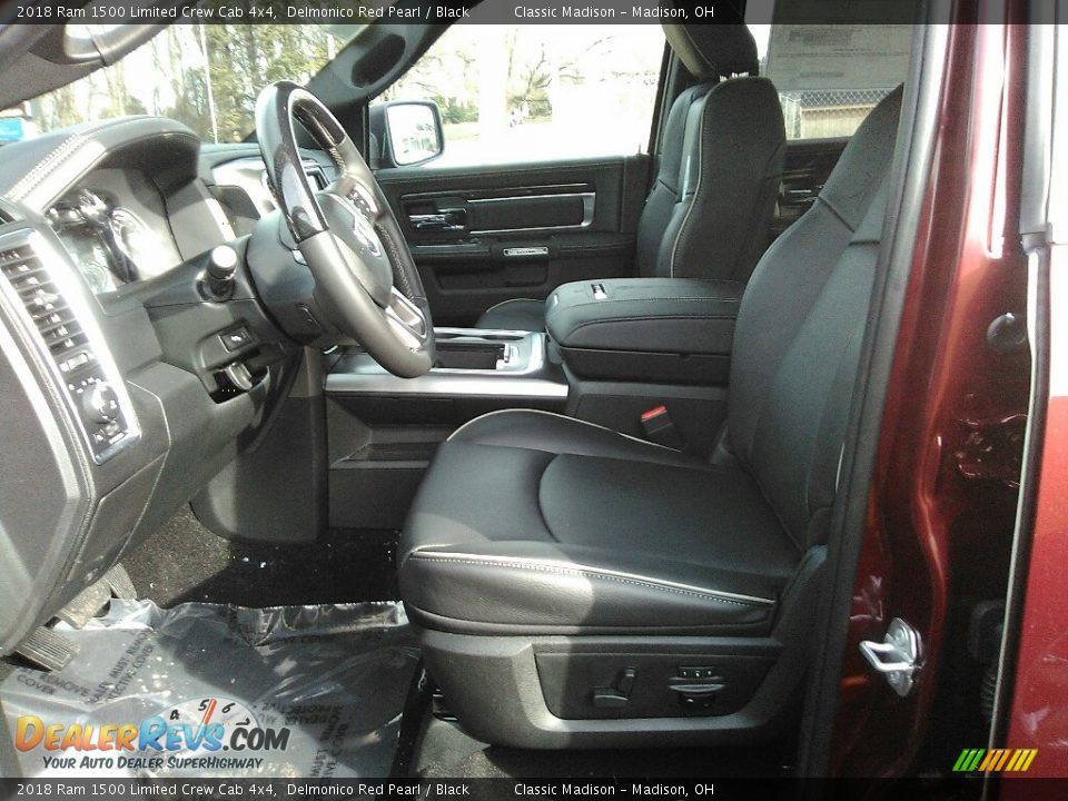 2018 Ram 1500 Limited Crew Cab 4x4 Delmonico Red Pearl / Black Photo #9