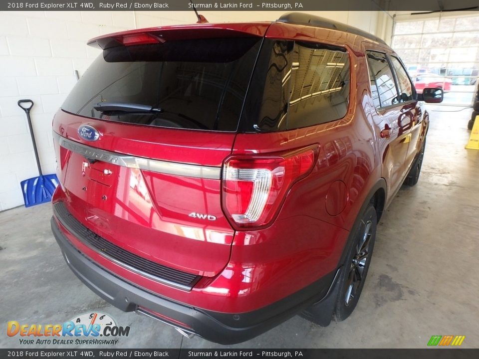 2018 Ford Explorer XLT 4WD Ruby Red / Ebony Black Photo #2