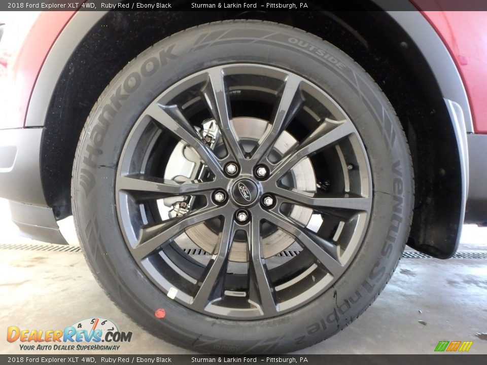 2018 Ford Explorer XLT 4WD Ruby Red / Ebony Black Photo #5