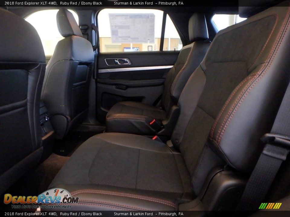2018 Ford Explorer XLT 4WD Ruby Red / Ebony Black Photo #7