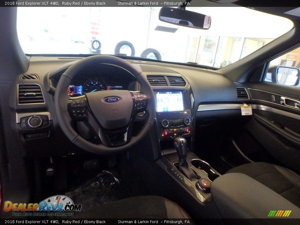 2018 Ford Explorer XLT 4WD Ruby Red / Ebony Black Photo #9