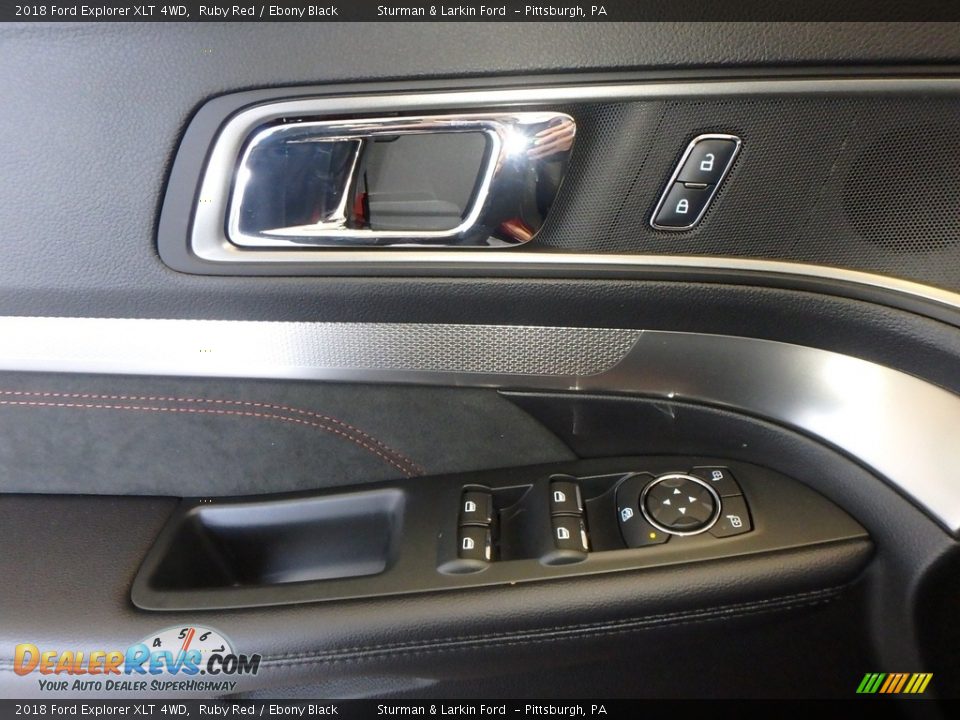 2018 Ford Explorer XLT 4WD Ruby Red / Ebony Black Photo #10