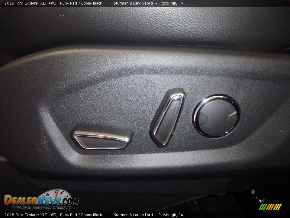 2018 Ford Explorer XLT 4WD Ruby Red / Ebony Black Photo #12