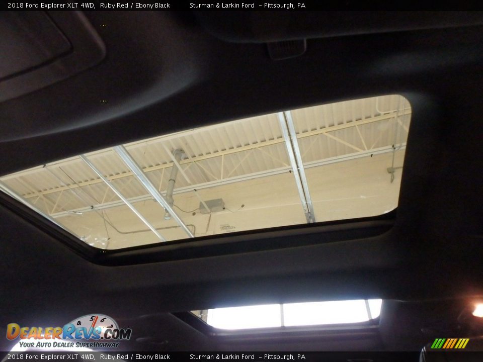 2018 Ford Explorer XLT 4WD Ruby Red / Ebony Black Photo #13
