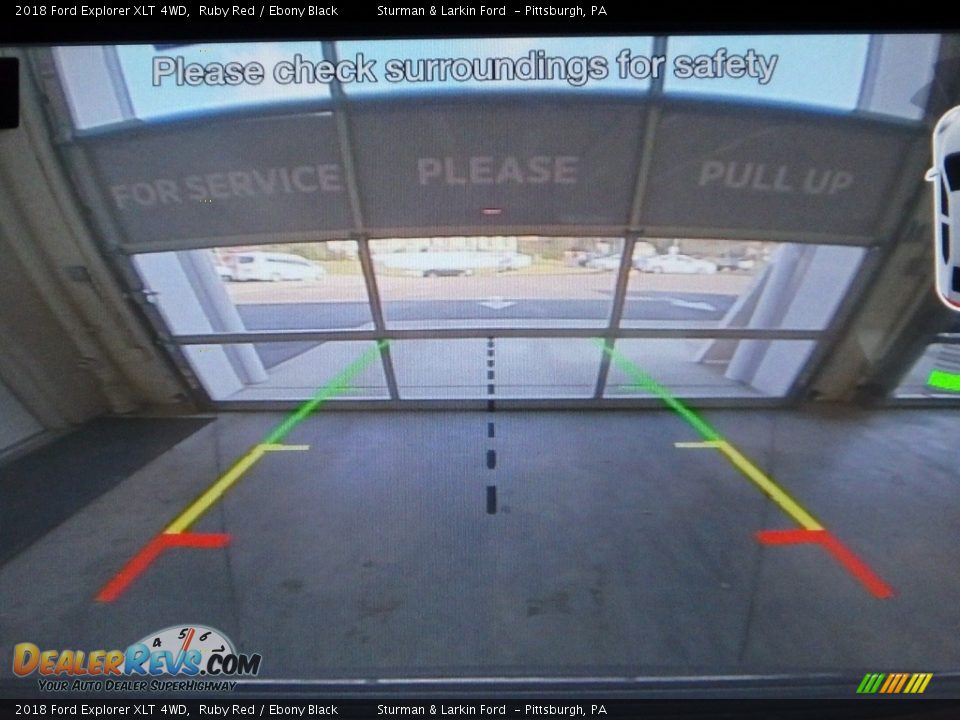 2018 Ford Explorer XLT 4WD Ruby Red / Ebony Black Photo #15