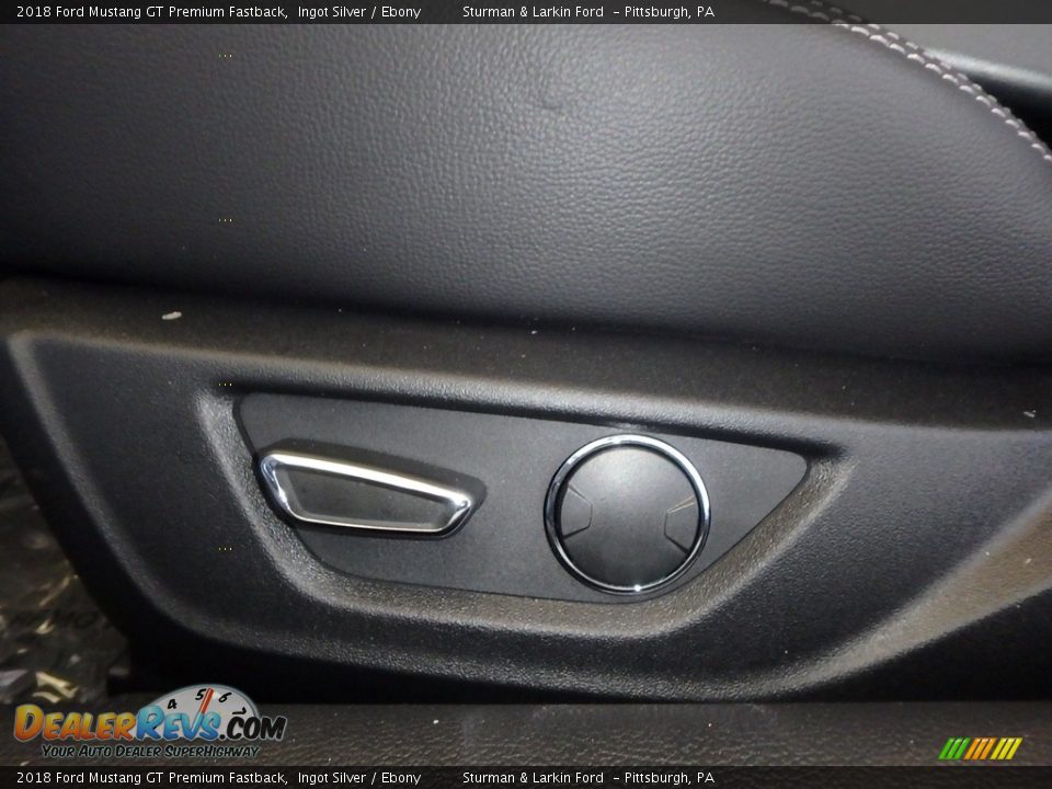 2018 Ford Mustang GT Premium Fastback Ingot Silver / Ebony Photo #11