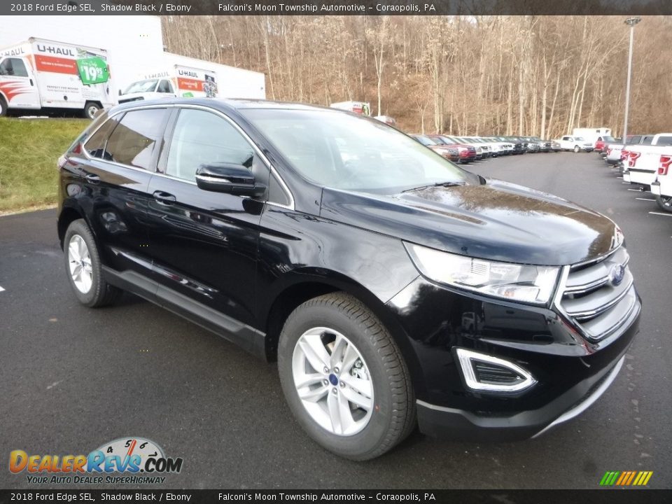 Front 3/4 View of 2018 Ford Edge SEL Photo #3