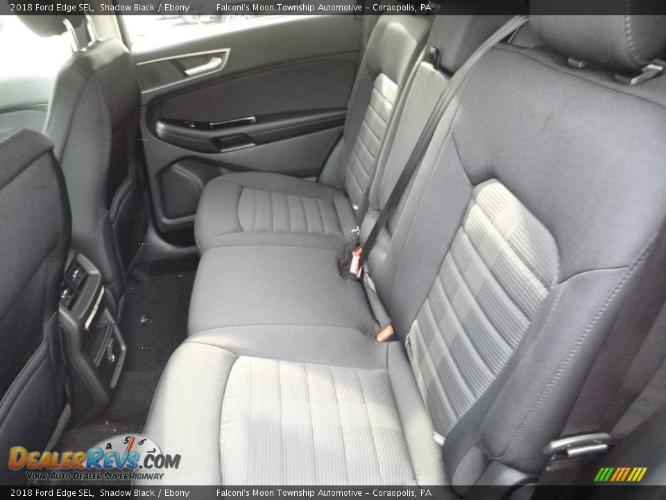 Rear Seat of 2018 Ford Edge SEL Photo #9