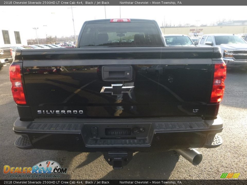 2018 Chevrolet Silverado 2500HD LT Crew Cab 4x4 Black / Jet Black Photo #3