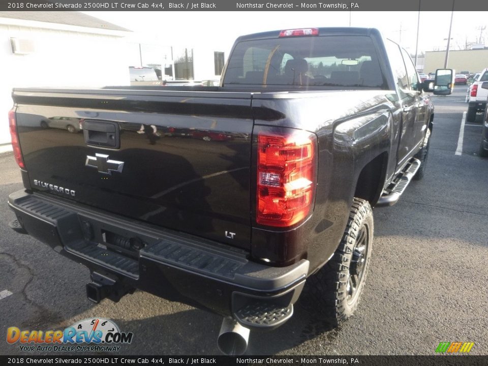 2018 Chevrolet Silverado 2500HD LT Crew Cab 4x4 Black / Jet Black Photo #4