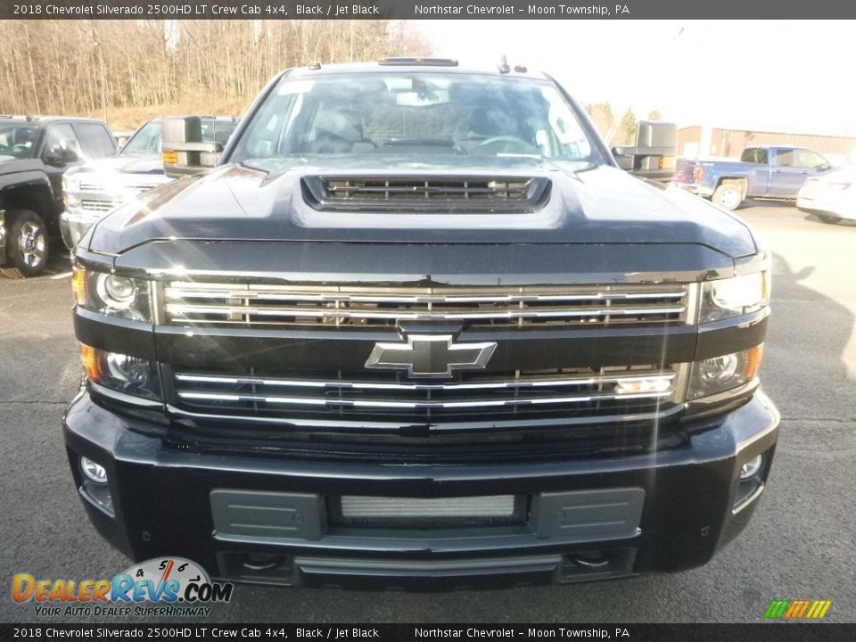 2018 Chevrolet Silverado 2500HD LT Crew Cab 4x4 Black / Jet Black Photo #7