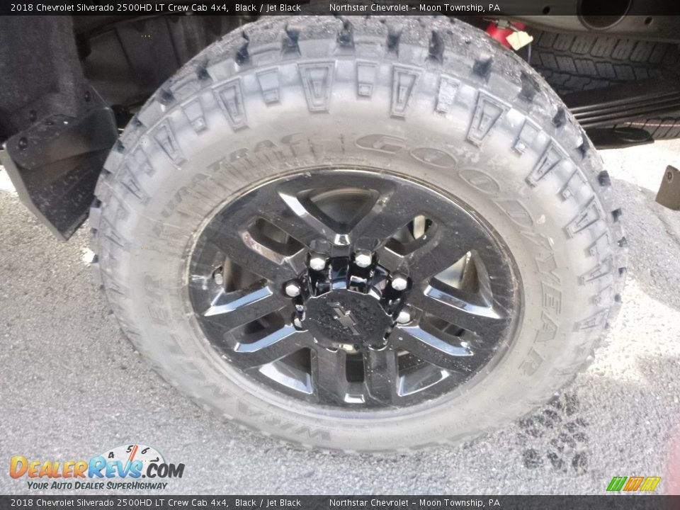 2018 Chevrolet Silverado 2500HD LT Crew Cab 4x4 Black / Jet Black Photo #13