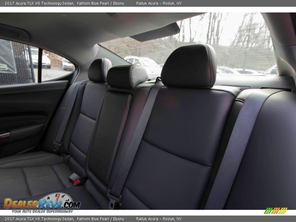 2017 Acura TLX V6 Technology Sedan Fathom Blue Pearl / Ebony Photo #30