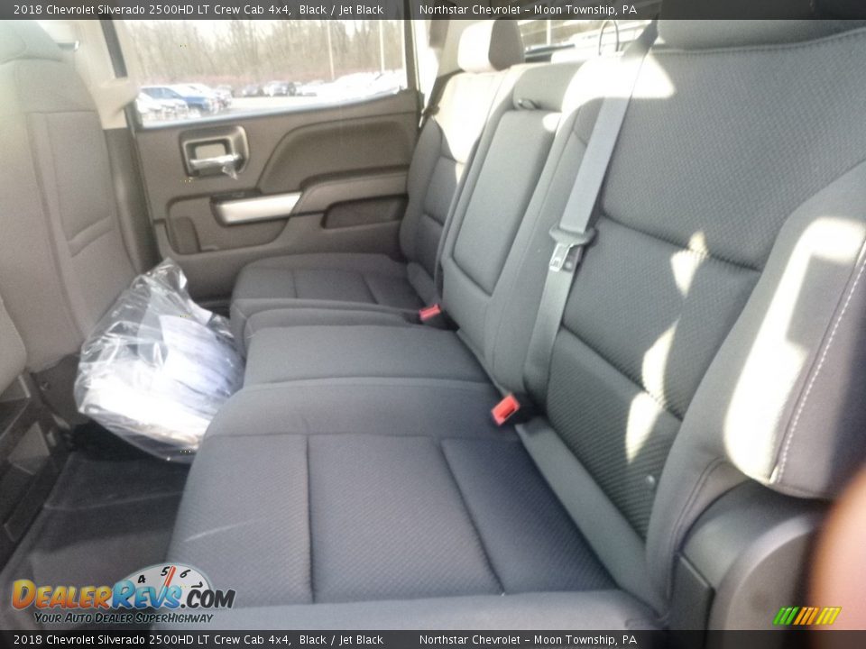 2018 Chevrolet Silverado 2500HD LT Crew Cab 4x4 Black / Jet Black Photo #14