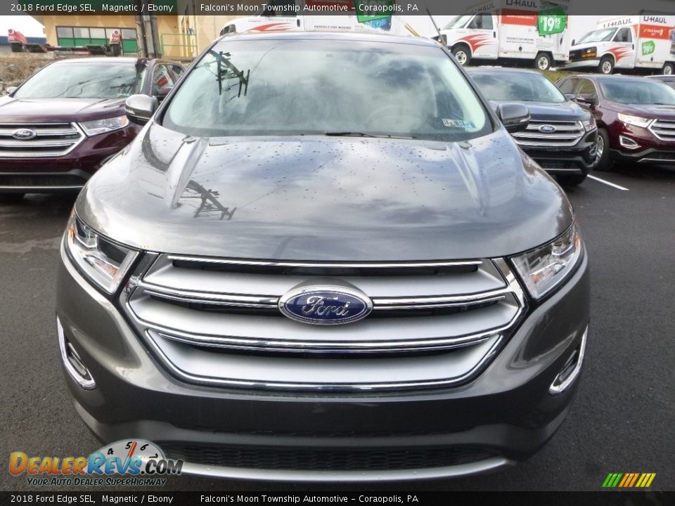 2018 Ford Edge SEL Magnetic / Ebony Photo #4