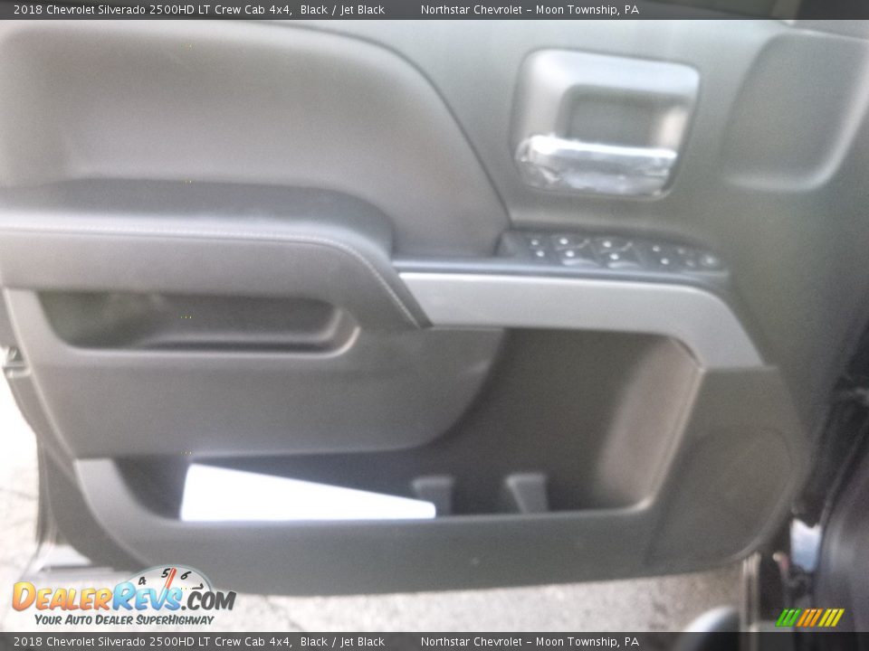 2018 Chevrolet Silverado 2500HD LT Crew Cab 4x4 Black / Jet Black Photo #16