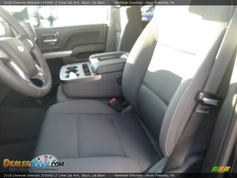 2018 Chevrolet Silverado 2500HD LT Crew Cab 4x4 Black / Jet Black Photo #17