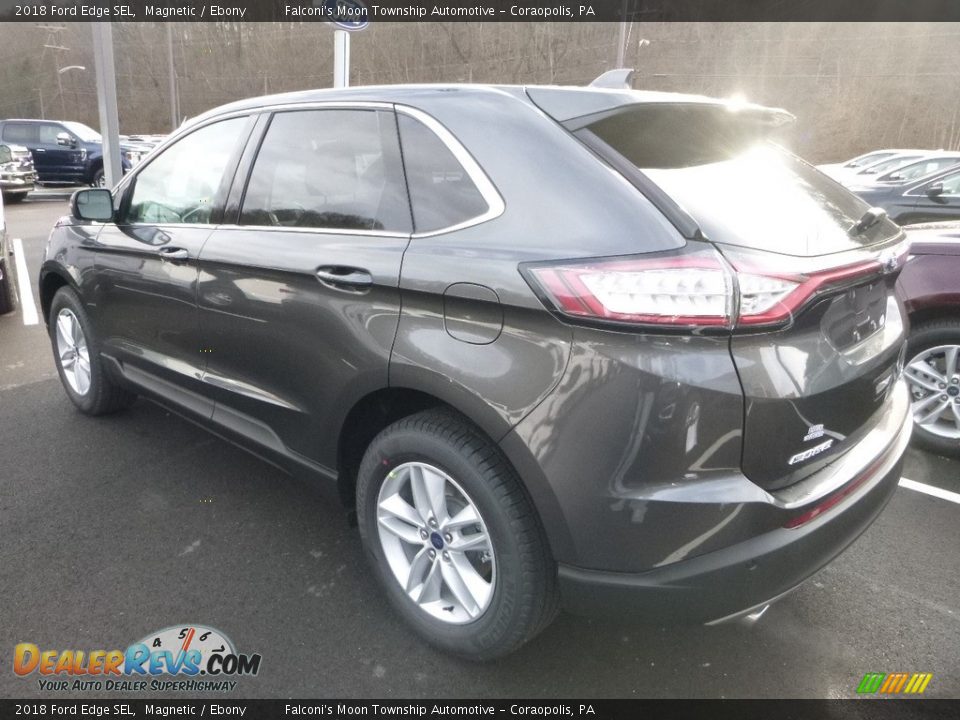 2018 Ford Edge SEL Magnetic / Ebony Photo #6