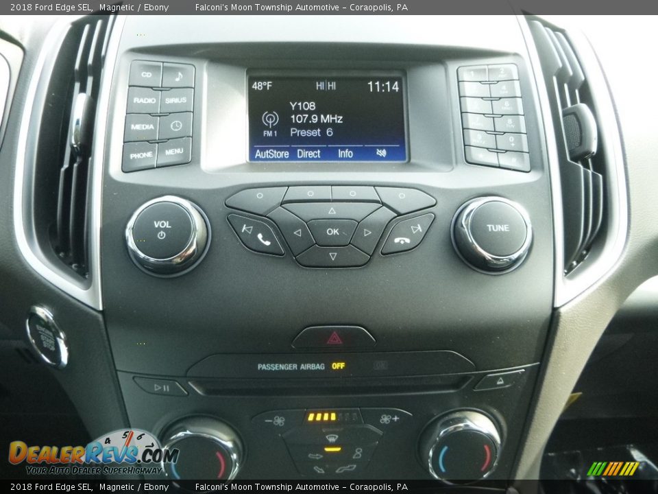 2018 Ford Edge SEL Magnetic / Ebony Photo #13