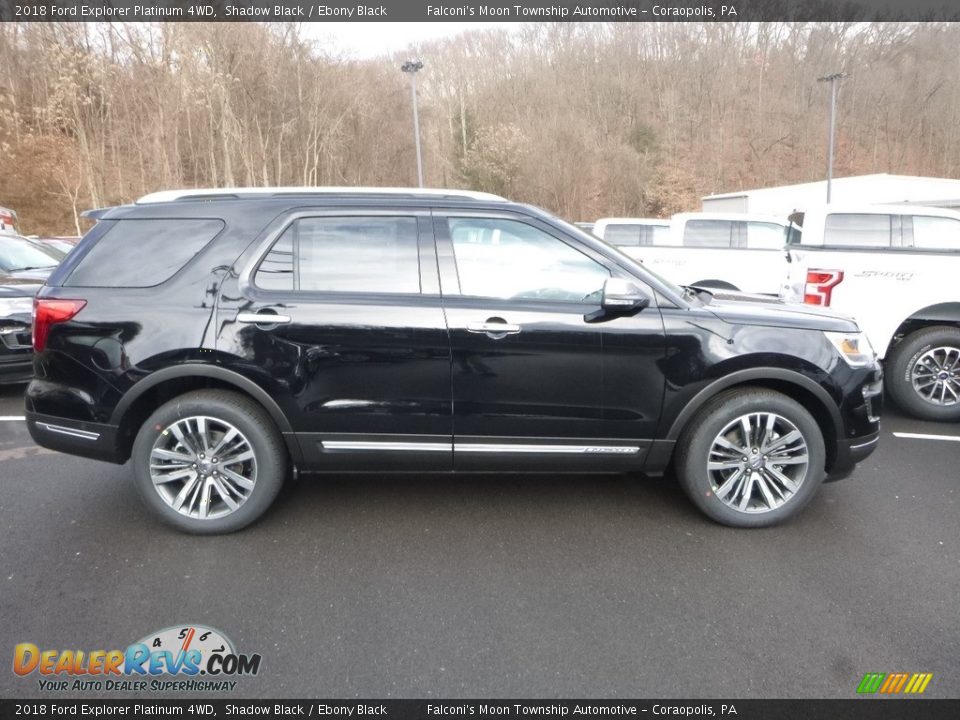 Shadow Black 2018 Ford Explorer Platinum 4WD Photo #1