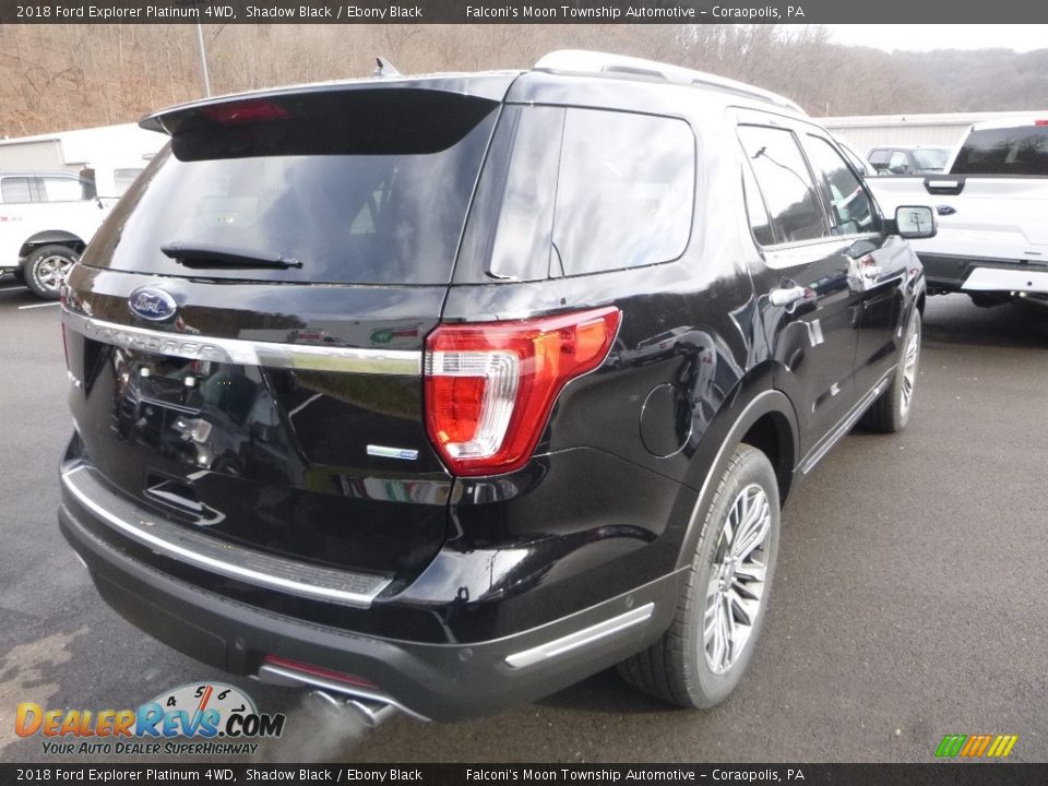2018 Ford Explorer Platinum 4WD Shadow Black / Ebony Black Photo #2