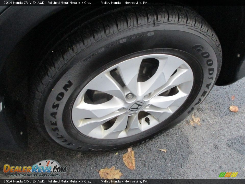 2014 Honda CR-V EX AWD Polished Metal Metallic / Gray Photo #6