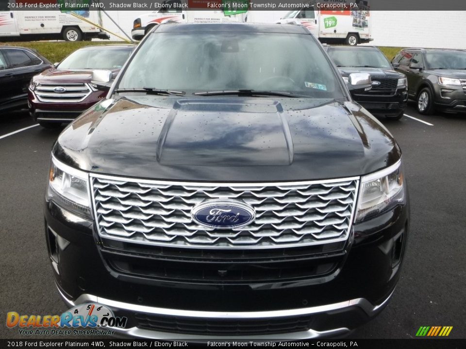 2018 Ford Explorer Platinum 4WD Shadow Black / Ebony Black Photo #4