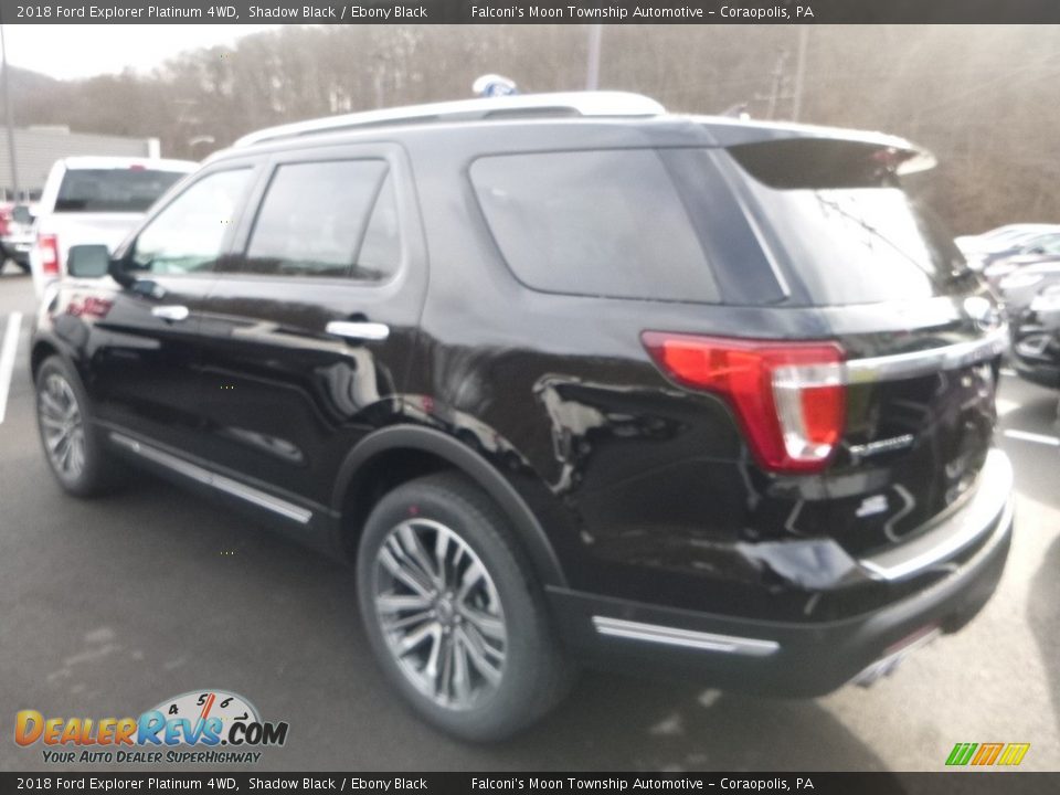 2018 Ford Explorer Platinum 4WD Shadow Black / Ebony Black Photo #6