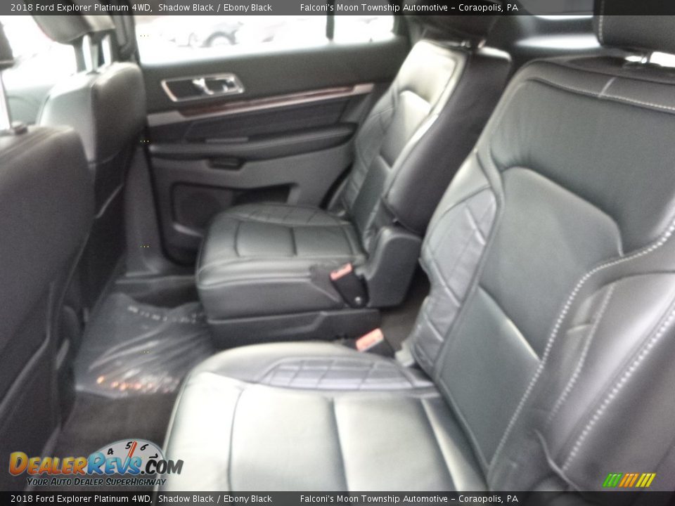 2018 Ford Explorer Platinum 4WD Shadow Black / Ebony Black Photo #8