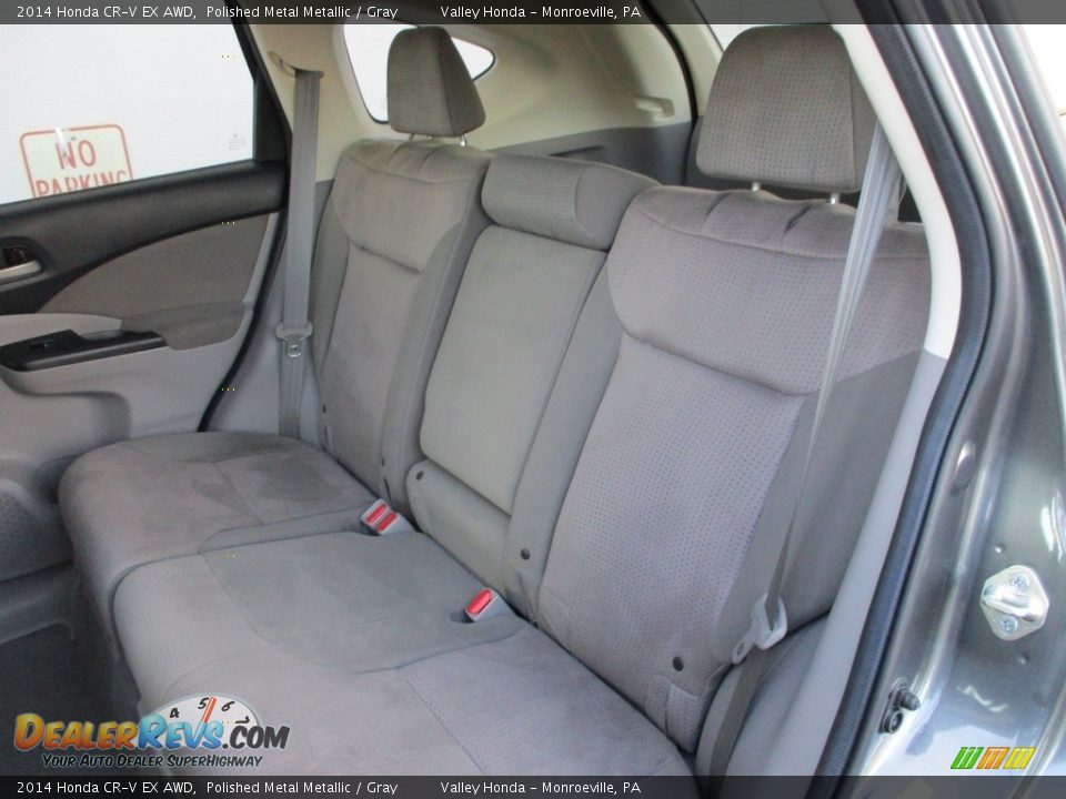 2014 Honda CR-V EX AWD Polished Metal Metallic / Gray Photo #13