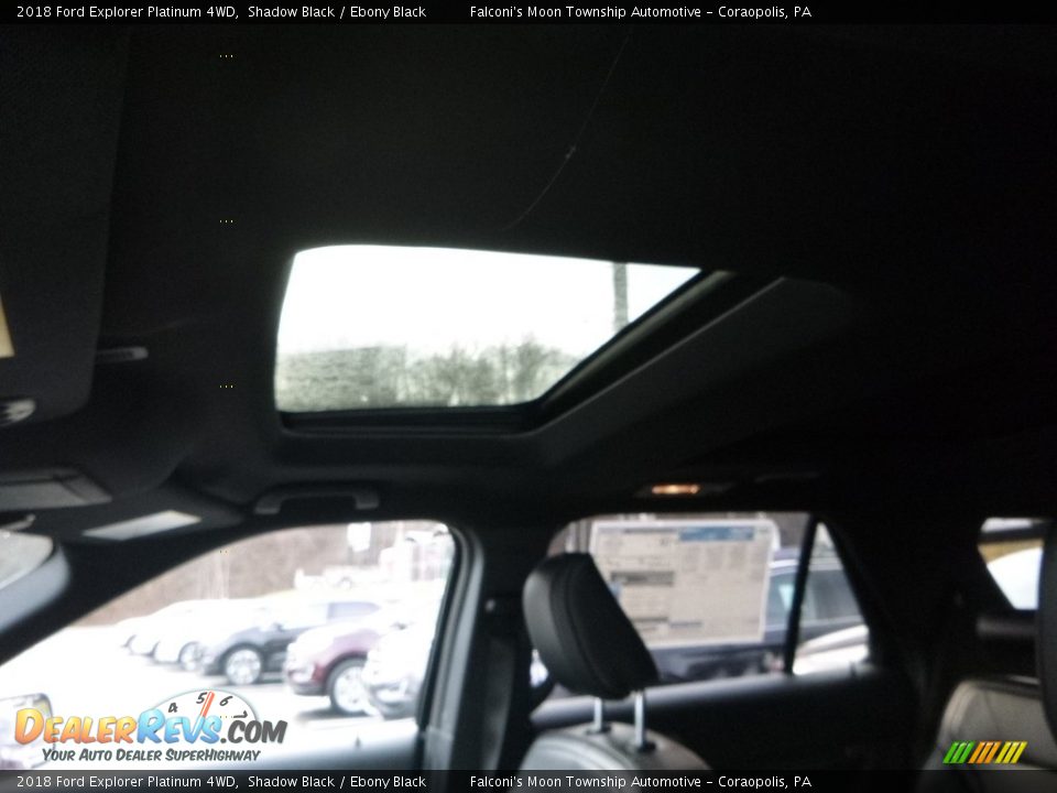 2018 Ford Explorer Platinum 4WD Shadow Black / Ebony Black Photo #11