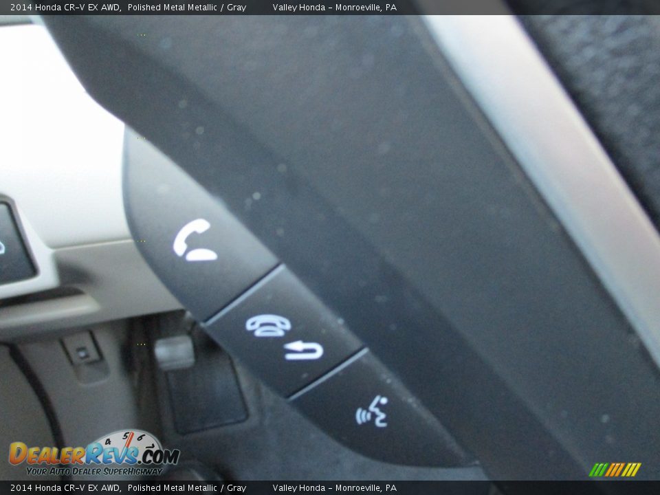 2014 Honda CR-V EX AWD Polished Metal Metallic / Gray Photo #18
