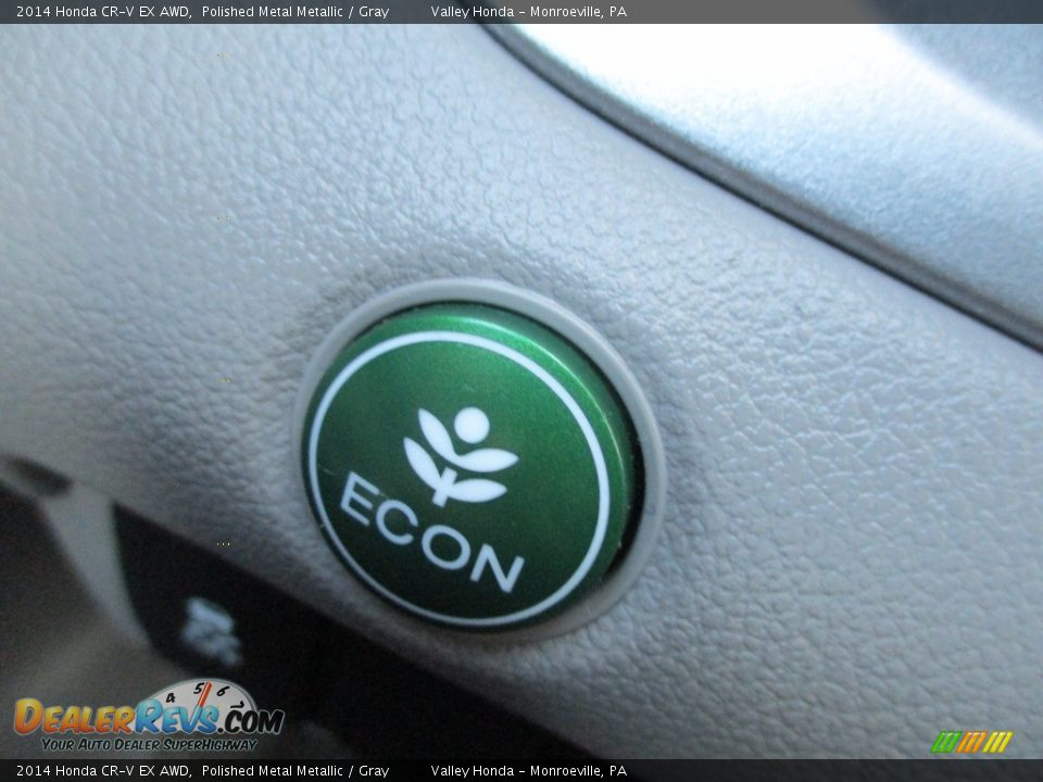 2014 Honda CR-V EX AWD Polished Metal Metallic / Gray Photo #19