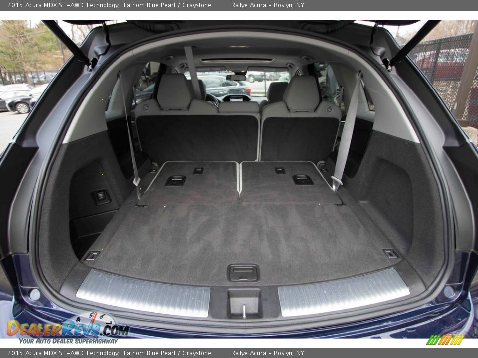 2015 Acura MDX SH-AWD Technology Fathom Blue Pearl / Graystone Photo #6