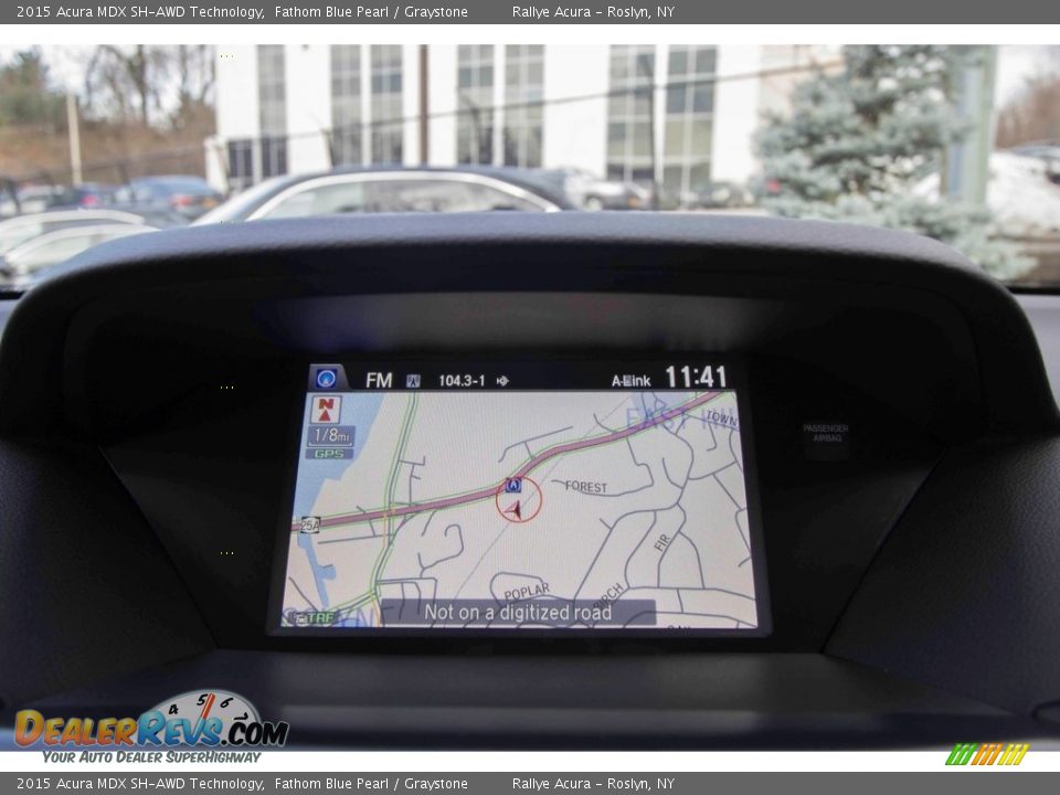 2015 Acura MDX SH-AWD Technology Fathom Blue Pearl / Graystone Photo #22