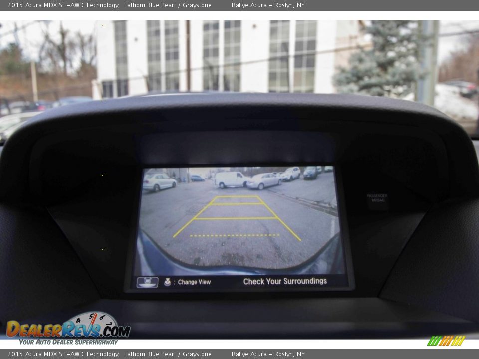2015 Acura MDX SH-AWD Technology Fathom Blue Pearl / Graystone Photo #23