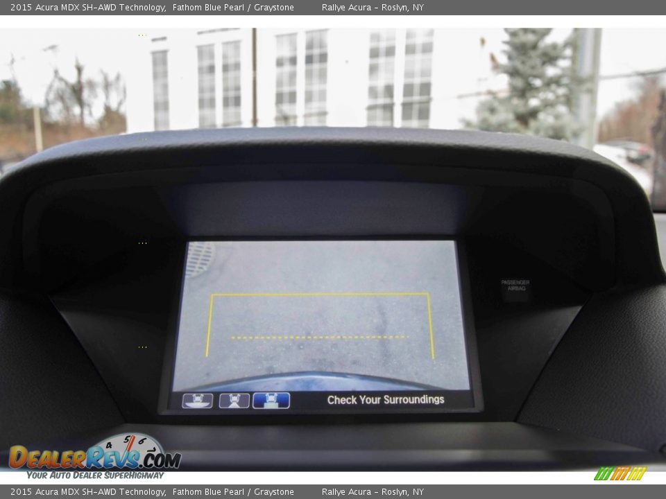 2015 Acura MDX SH-AWD Technology Fathom Blue Pearl / Graystone Photo #24