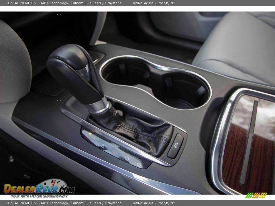 2015 Acura MDX SH-AWD Technology Fathom Blue Pearl / Graystone Photo #25