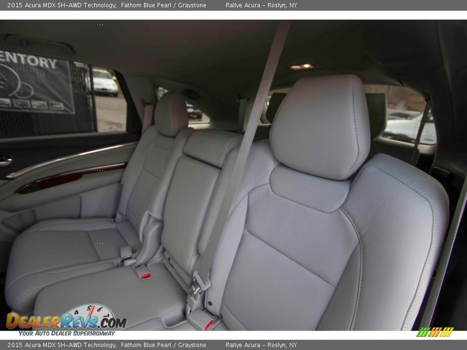 2015 Acura MDX SH-AWD Technology Fathom Blue Pearl / Graystone Photo #30