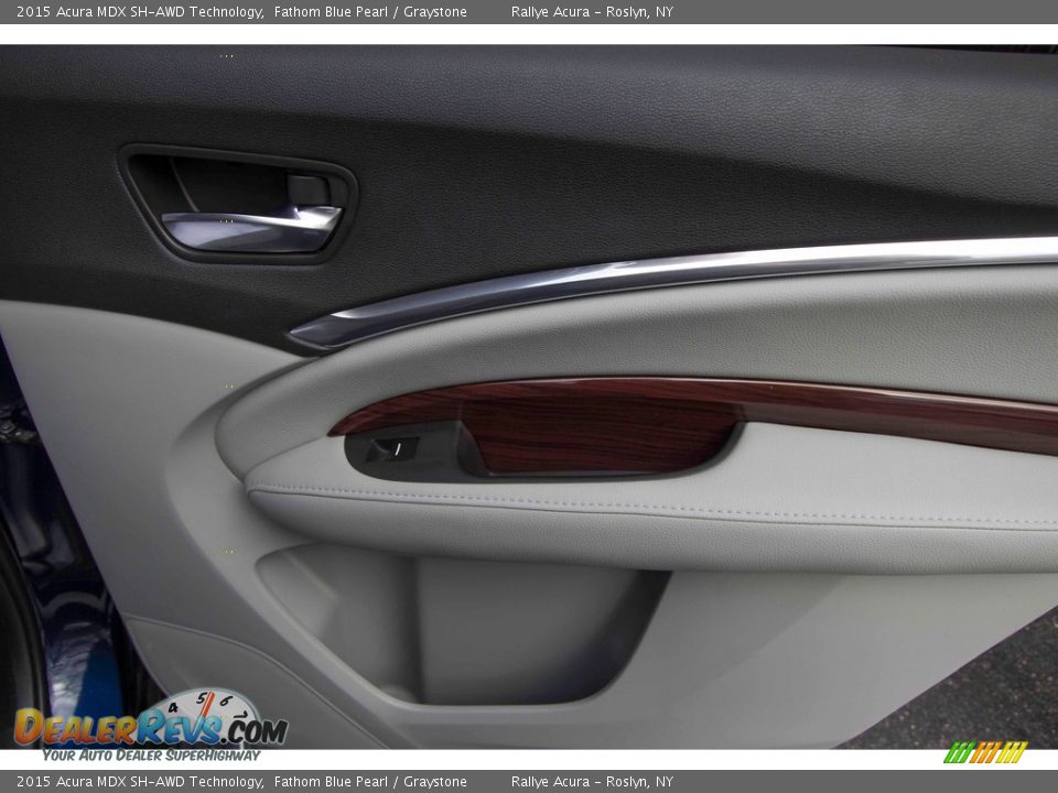 2015 Acura MDX SH-AWD Technology Fathom Blue Pearl / Graystone Photo #32