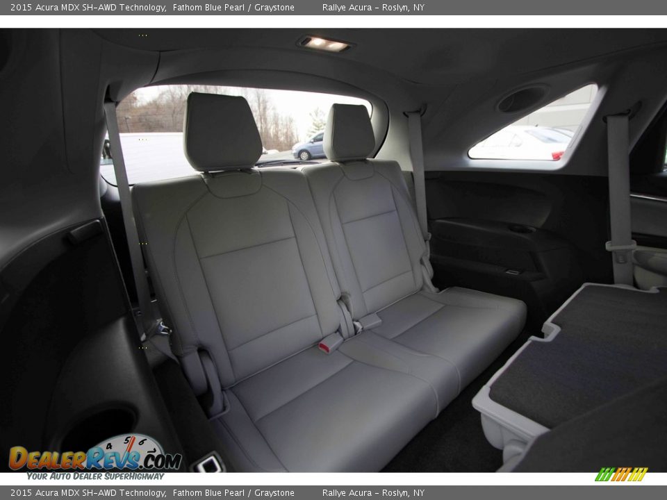 2015 Acura MDX SH-AWD Technology Fathom Blue Pearl / Graystone Photo #36