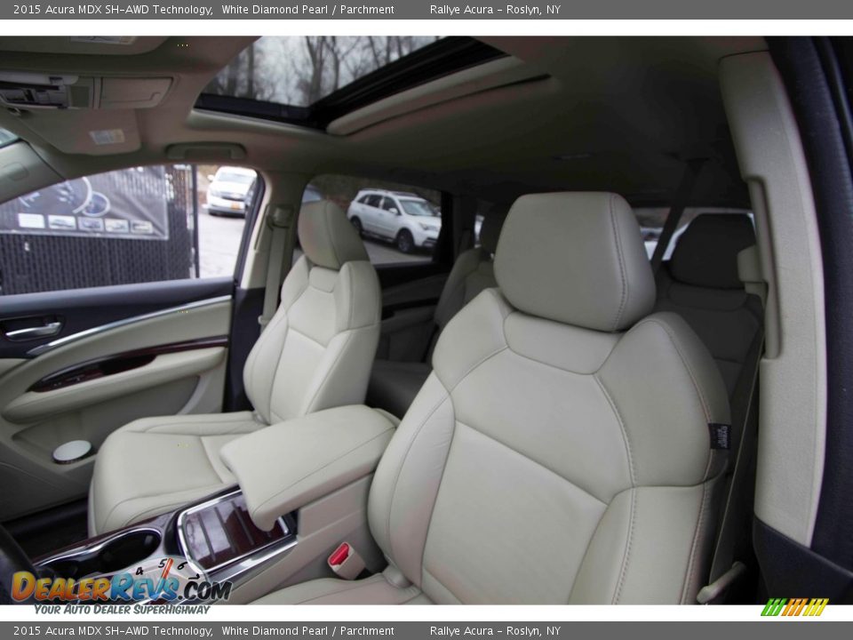 2015 Acura MDX SH-AWD Technology White Diamond Pearl / Parchment Photo #15